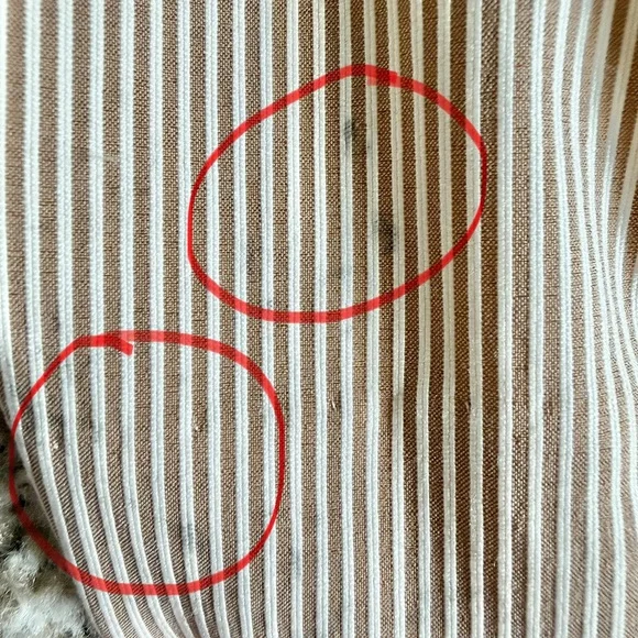 Banana Republic 10” Inseam Shorts Women’s 16 Tan White Stripe NEW (See Photos) - Picture 10 of 12